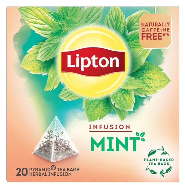 LIPTON τσάι πυραμίδα πράσινο με μέντα 20x1,1gr