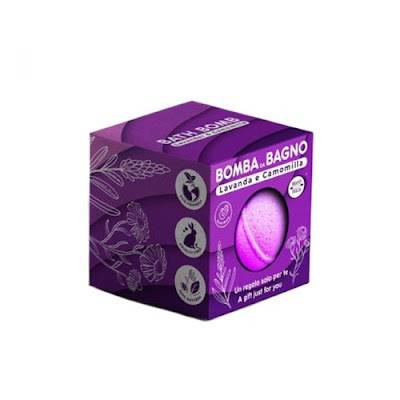 BOMBA DA BAGNO bath bomb λεβάντα και χαμομήλι 100gr