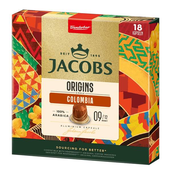 JACOBS κάψουλες espresso colombia 18τεμ