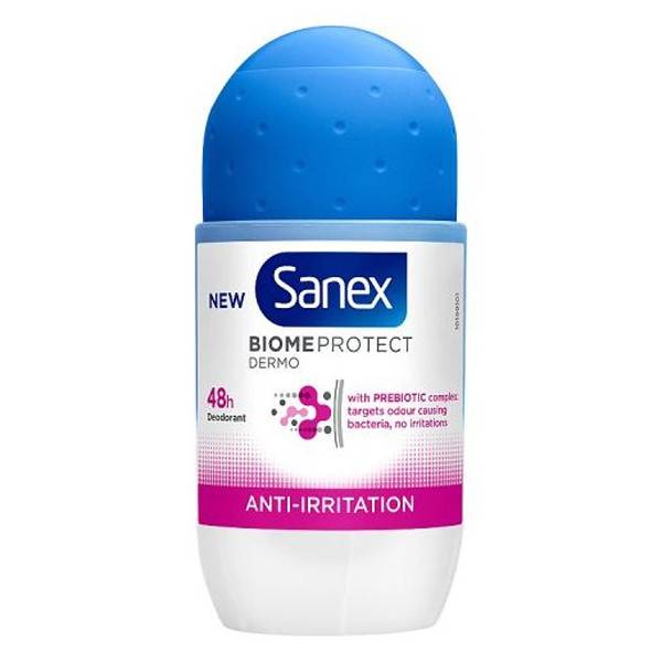 SANEX αποσμητικό σώματος roll-on protect anti irritatio 50ml