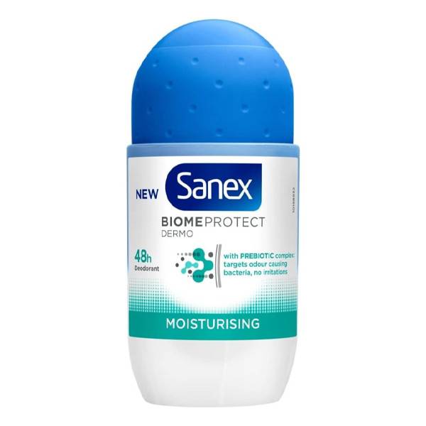 SANEX αποσμητικό σώματος roll-on protect moisturising 50ml