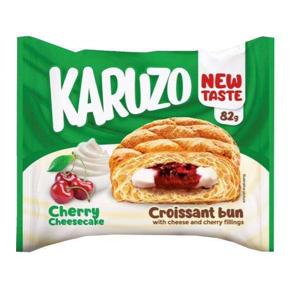 KARUZO κρουασάν cheesecake κεράσι 82gr