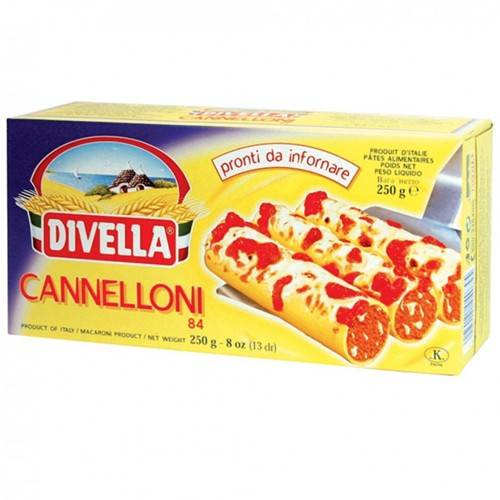 DIVELLA κανελόνια 250gr