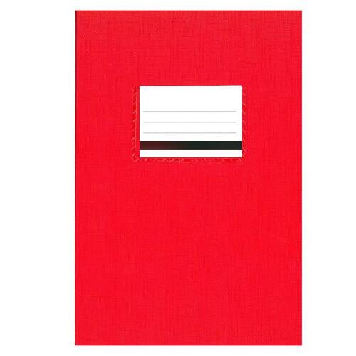 SALKO PAPER τετράδιο πλαστικό ριγέ κόκκινο 50 φυλλων 17x25cm
