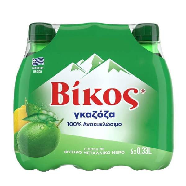 ΒΙΚΟΣ αναψυκτικό γκαζόζα μπουκάλι 6x330ml