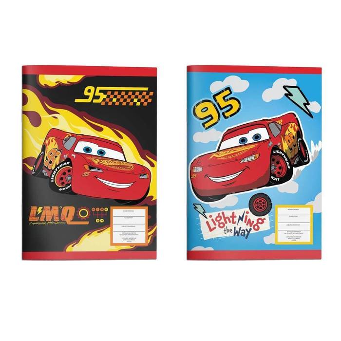 ΔΙΑΚΑΚΗΣ τετράδιο καρφίτσα 17x24cm 40 φύλλα cars 1τεμ