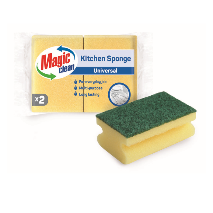 MAGIC CLEAN σφουγγάρι κουζίνας 2τεμ