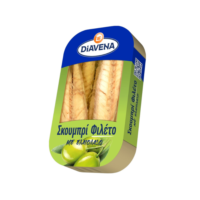 DIAVENA σκουμπρί φιλέτο σε ελαιόλαδο 115gr