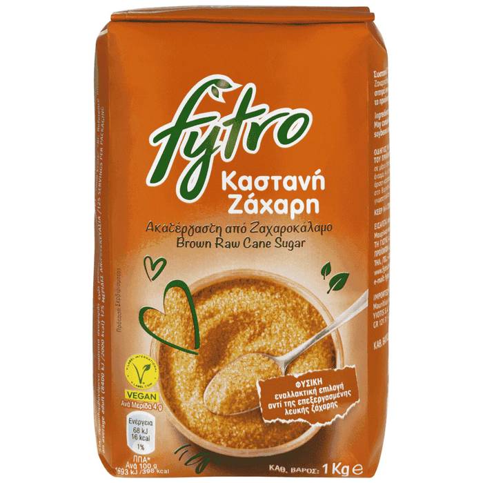 ΓΙΩΤΗΣ fytro ζάχαρη καστανή ακατέργαστη 1kg