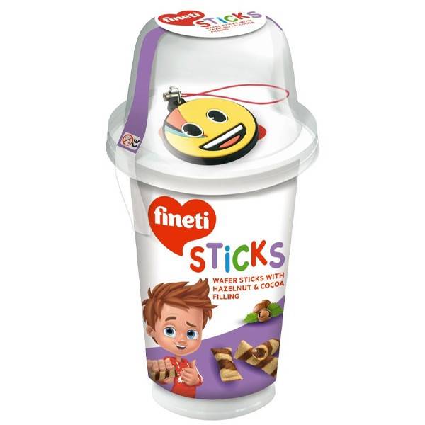 FINETI wafer sticks mini με πραλίνα 45gr με δώρο