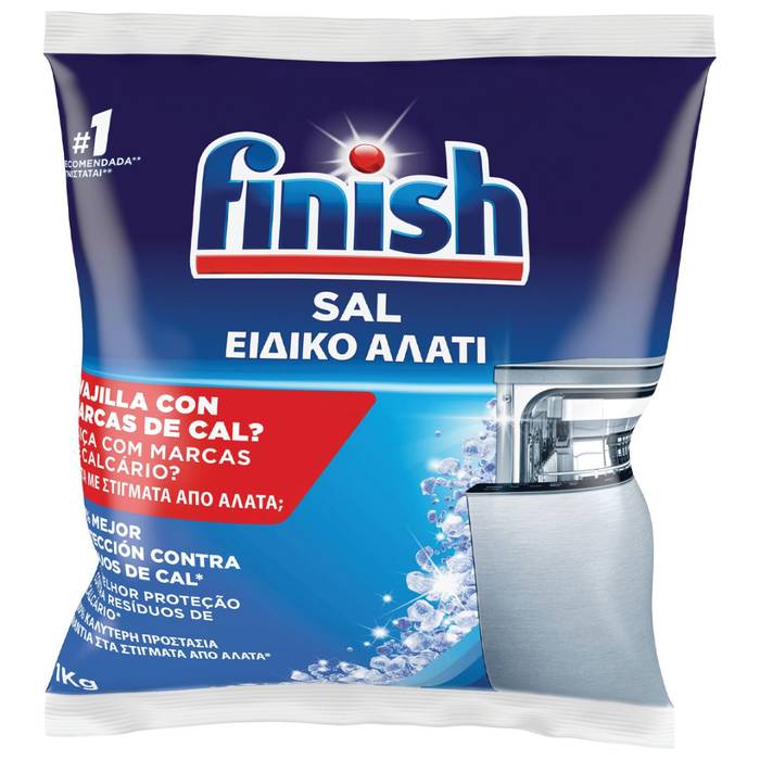FINISH αλάτι πλυντηρίου πιάτων σακουλάκι 1kg