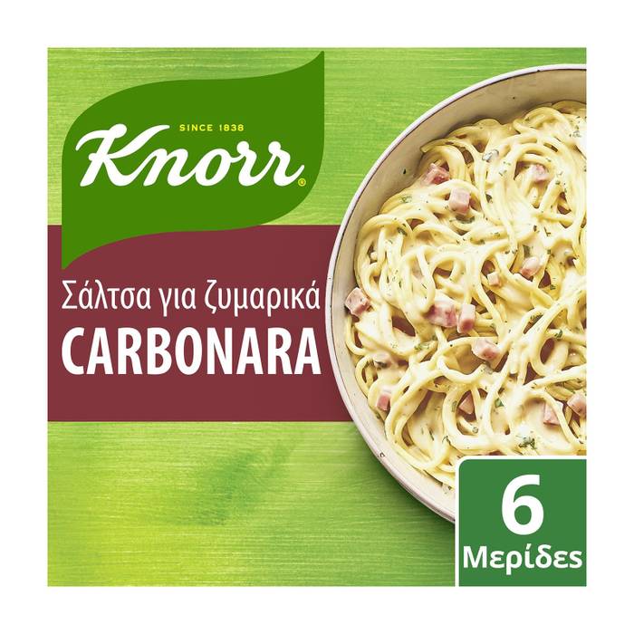 KNORR σάλτσα έτοιμη καρμπονάρα 88gr