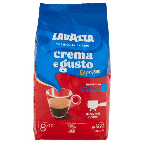 LAVAZZA καφές espresso Crema e Gusto σε κόκκους 1kg