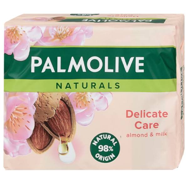 PALMOLIVE σαπούνι γάλα και αμύγδαλο 4x90gr