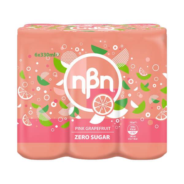 ΗΒΗ αναψυκτικό pink grapefruit χωρίς ζάχαρη 6x330ml