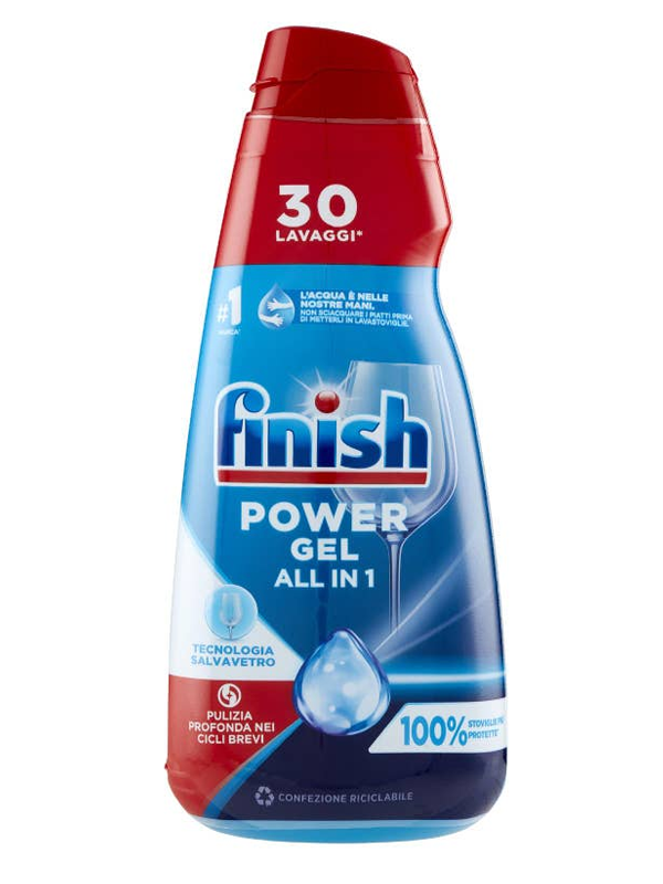 FINISH καθαριστικό πλυντηρίου πιάτων gel κλασικό 30μεζ 600ml
