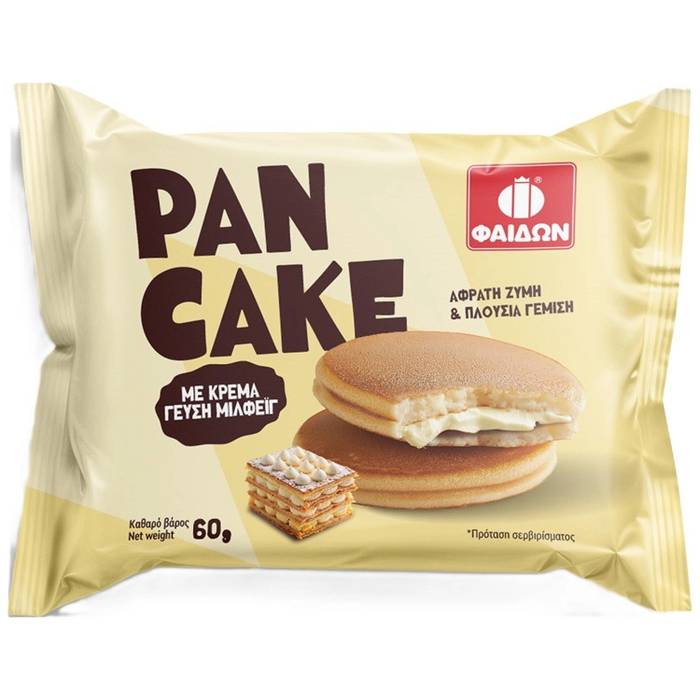 ΦΑΙΔΩΝ pancake με κρέμα μιλφέιγ 60gr