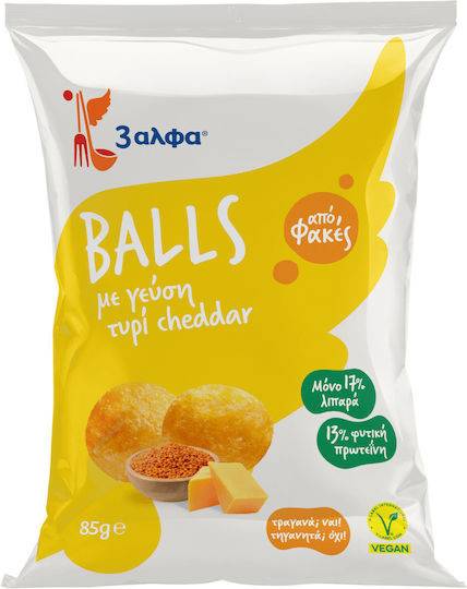 3ΑΛΦΑ πατατάκια με γεύση τυρί cheddar 85gr