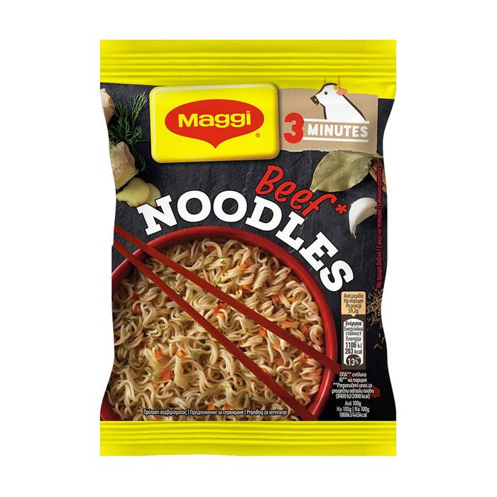 MAGGI noodles με βοδινό 59,2gr