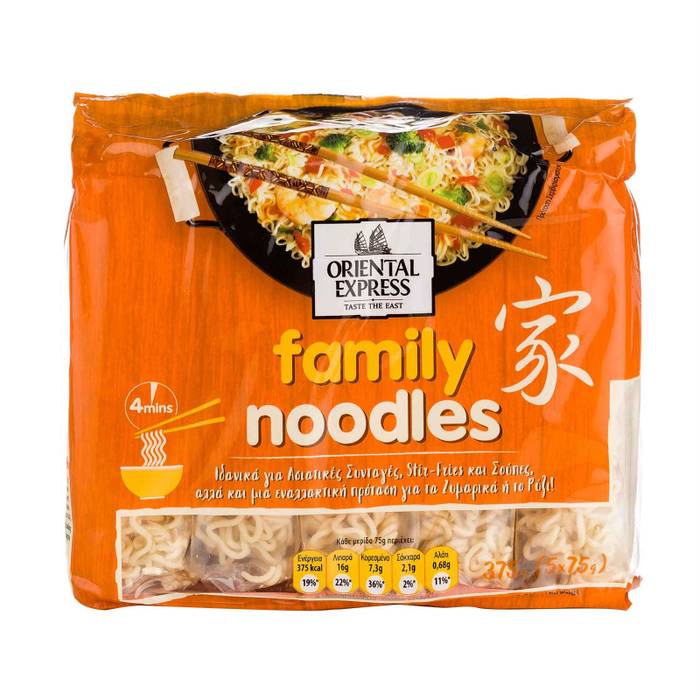 ORIENTAL EXPRESS noodles οικογενειακή μερίδα 375gr