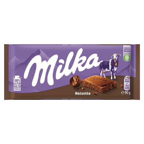 MILKA σοκολάτα noisette 90gr