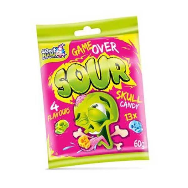 SOUR SKULL ζαχαρωτά game over 60gr