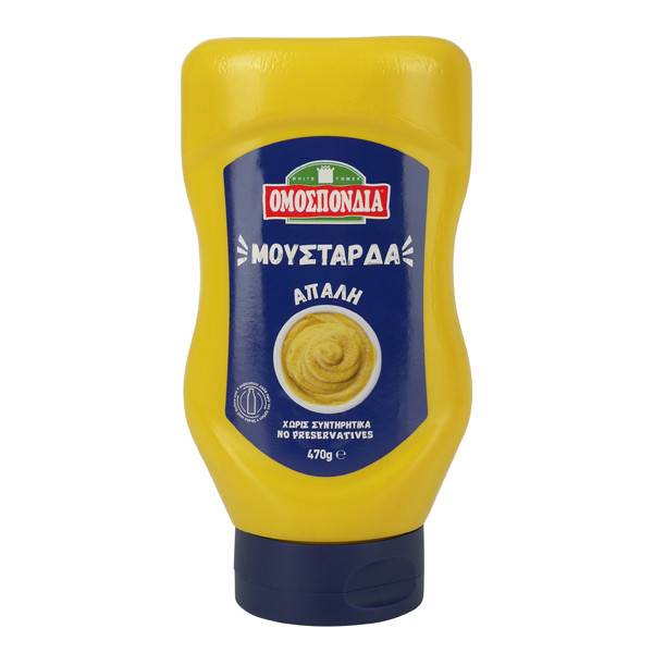 ΟΜΟΣΠΟΝΔΙΑ μουστάρδα απαλή 470gr
