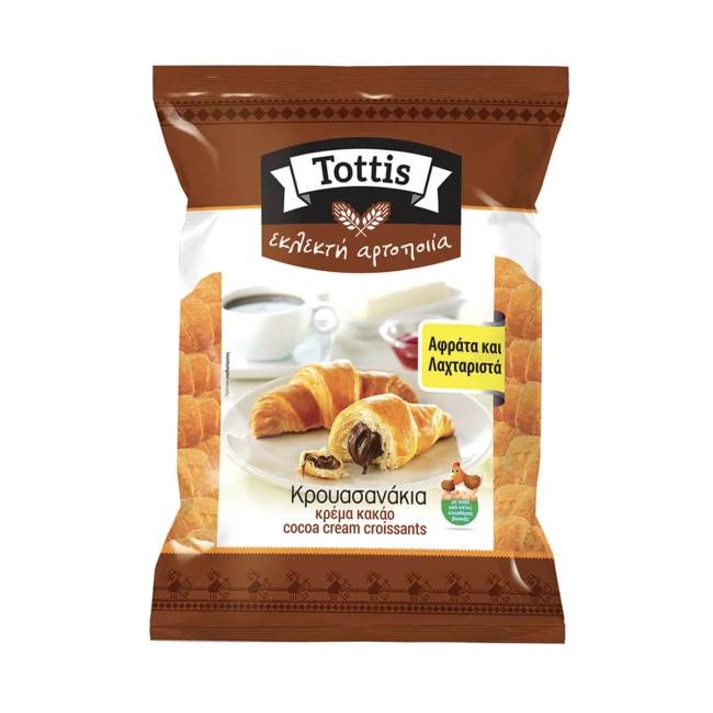 TOTTIS fine bakery κρουασανάκια με κρέμα κακάο 300gr