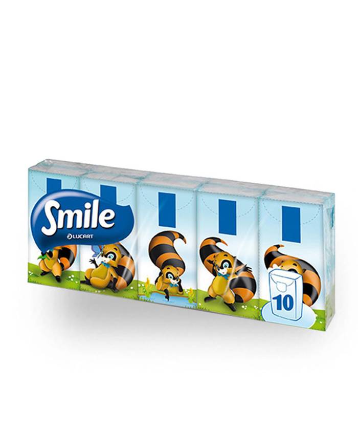 SMILE χαρτομάντηλα τσέπης 10τεμ