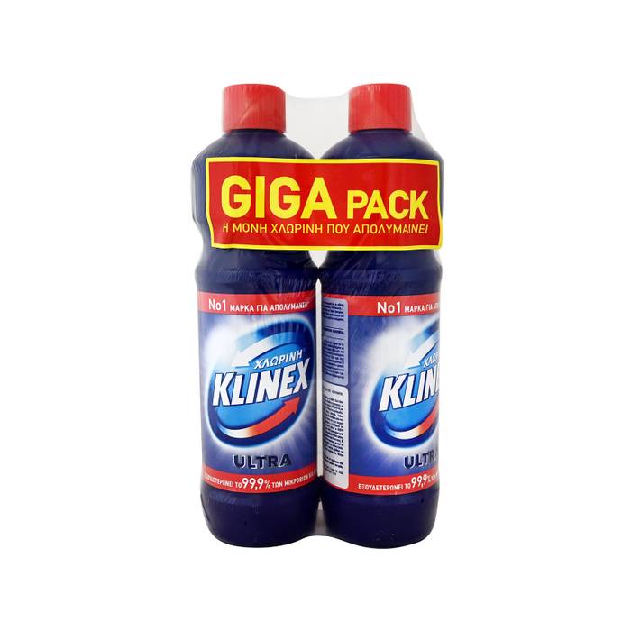 KLINEX χλωρίνη παχύρρευστη μπλε 2x750ml