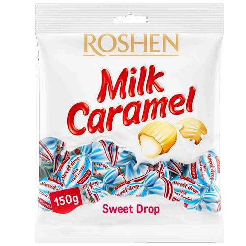 ROSHEN καραμέλες sweet drop με γέμιση κρέμα γάλακτος 150gr