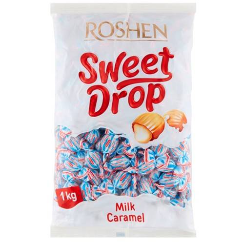 ROSHEN καραμέλες sweet drop με γέμιση κρέμα γάλακτος 1kg