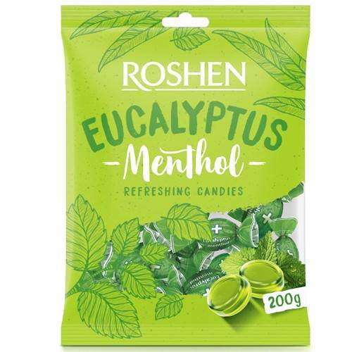 ROSHEN καραμέλες μέντας με ευκάλυπτο 200gr