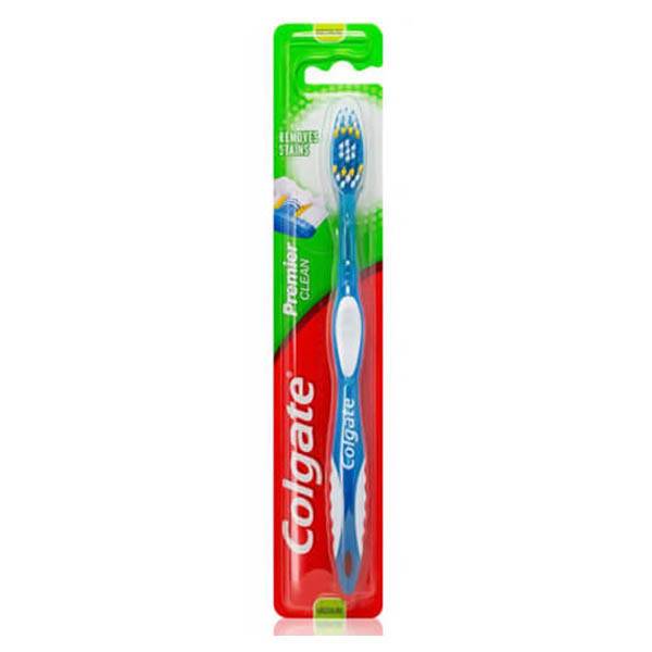 COLGATE οδοντόβουρτσα Premier Clean σε διάφορα χρώματα μαλακή 1τεμ