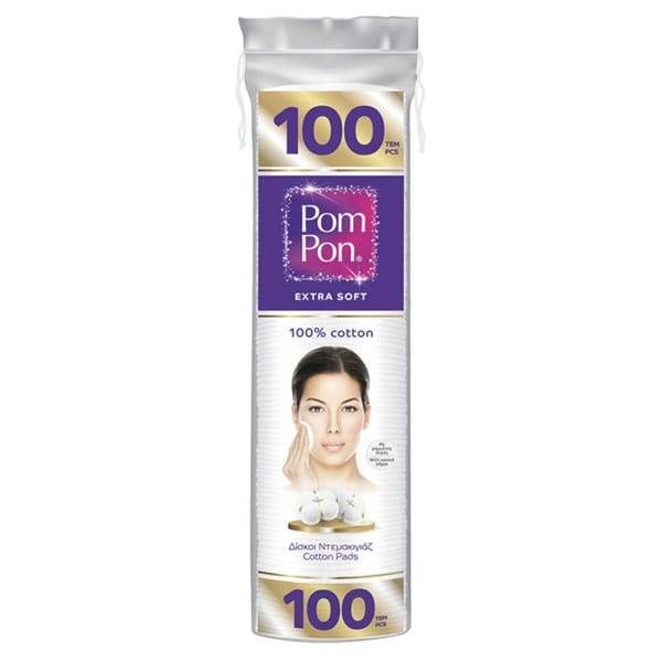 POM PON δίσκοι ντεμακιγιάζ 100τεμ