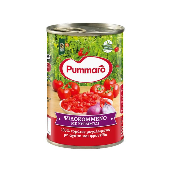 PUMMARO τοματάκι ψυλοκομμένο με κρεμύδια 400gr