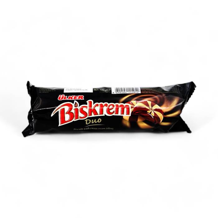 ULKER BISKREM μπισκότα με γέμιση κρέμα κακάο 130gr