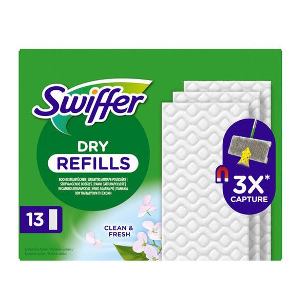 SWIFFER ανταλλακτικά πανάκια για το πάτωμα 13τεμ