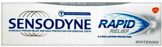 SENSODYNE οδοντόκρεμα rapid relief whitening 75ml