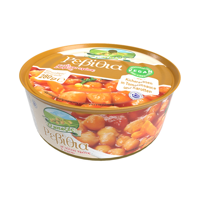 Ο ΜΠΑΞΕΣ ρεβύθια σε σάλτσα τομάτας 280gr