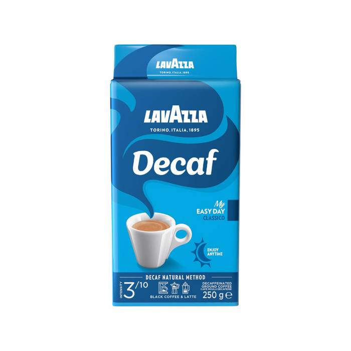 LAVAZZA καφές easy day decaf αλεσμένος 250gr