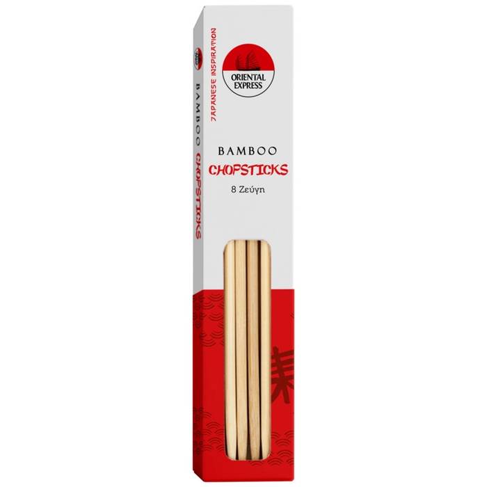 ORIENTAL EXPRESS chopsticks μπαμπού 21cm 16τεμ