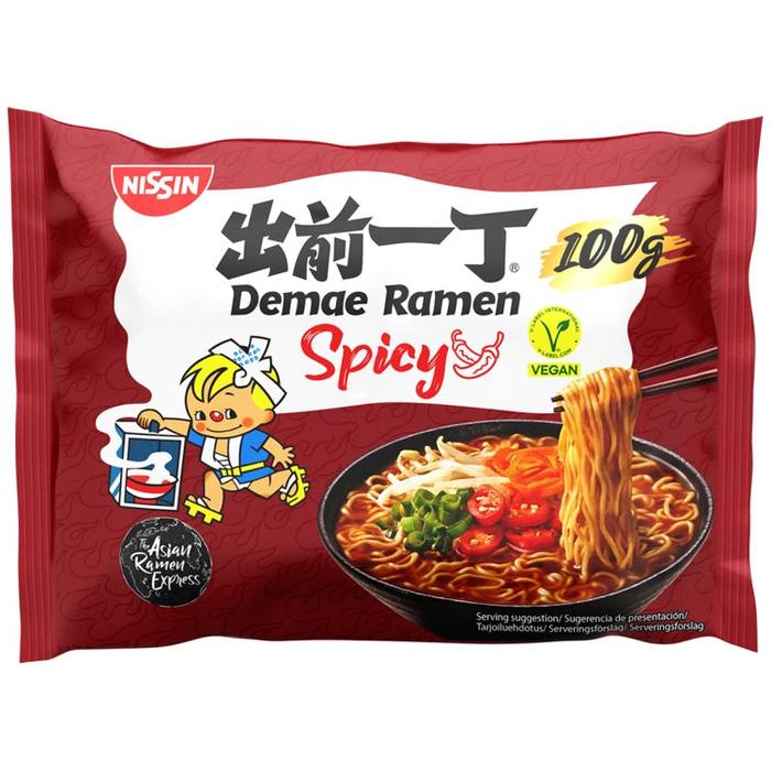 NISSIN FOODS noodles ramen πικάντικα 100gr