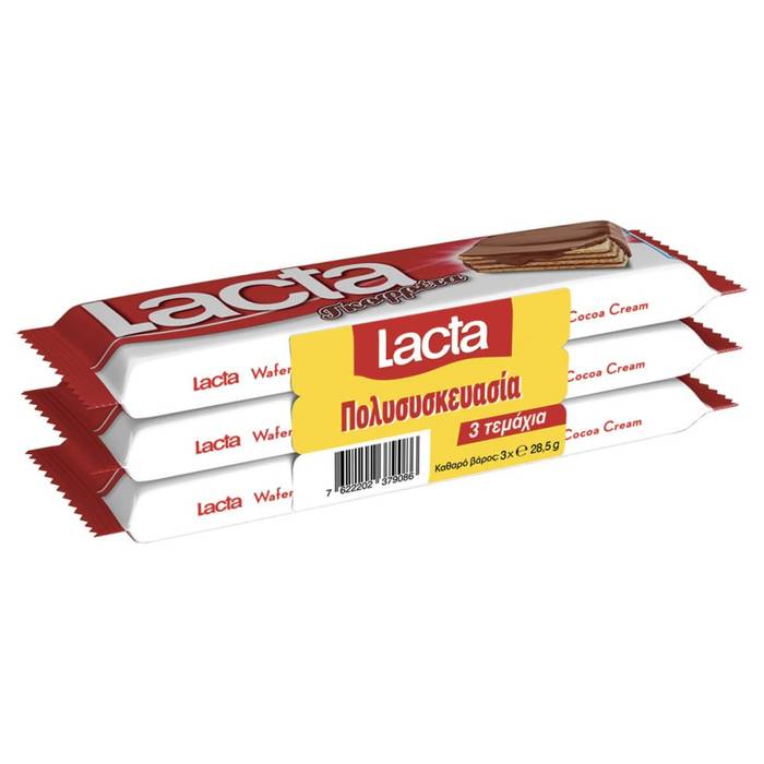 LACTA γκοφρέτα 3x28,5gr