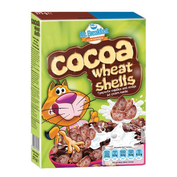 MR. BREAKFAST δημητριακά cocoa shells 375gr