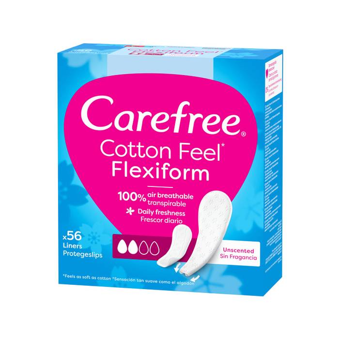 CARE FREE σερβιετάκια cotton feel flexiform 56τεμ