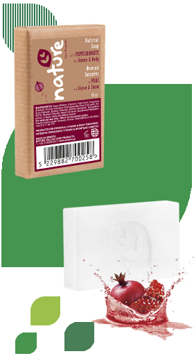 NATURE CARE PRODUCTS φυσικό σαπούνι με ρόδι 50gr