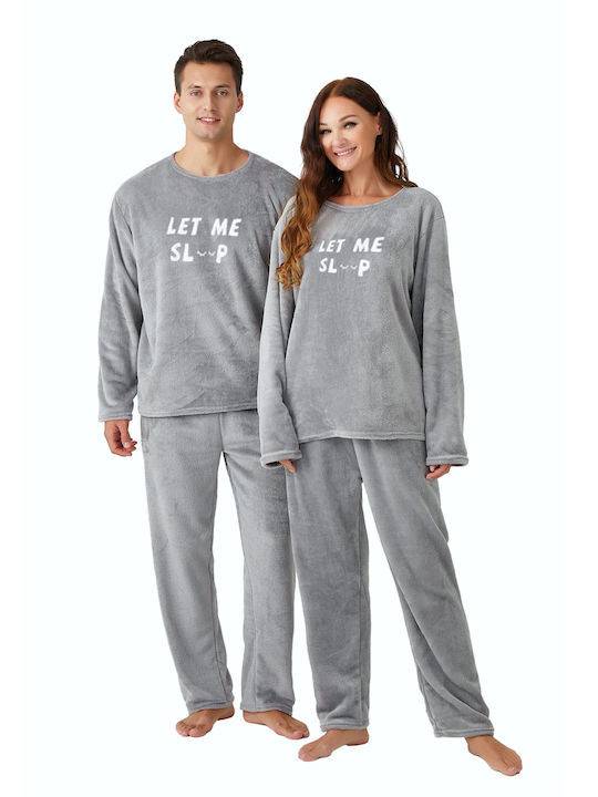 TNS πυτζάμα γυναικεία ανοιχτό γκρι M/L/XL 1σετ