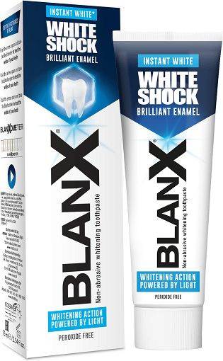 BLANX οδοντόκρεμα white shock crystal white 75ml