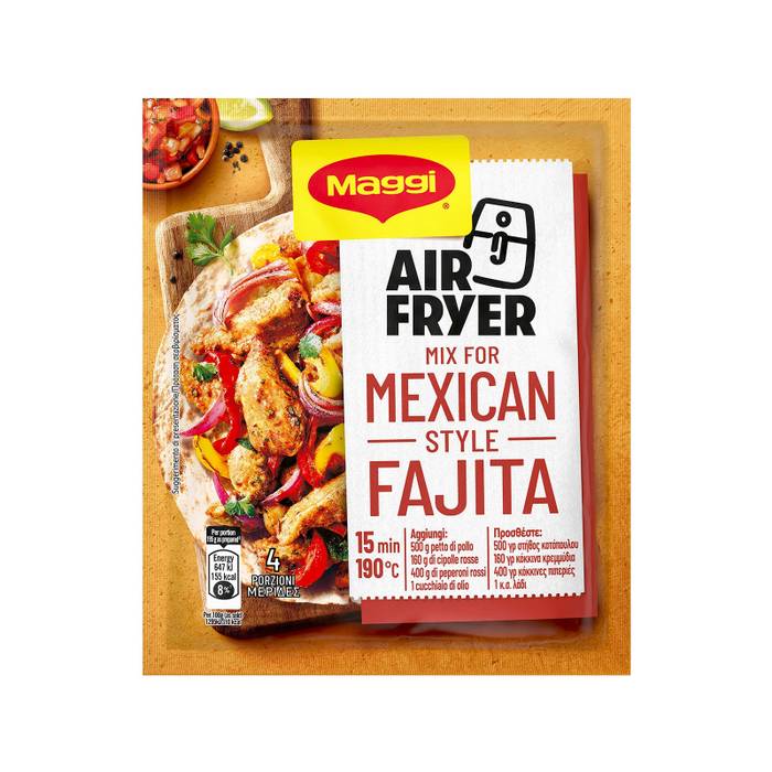 MAGGI μείγμα για air fryer mix for mexican style fajita 27gr